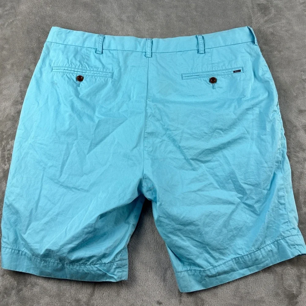 Polo Ralph Lauren Shorts Mens 38 Classic Fit Light Blue Cotton EUC